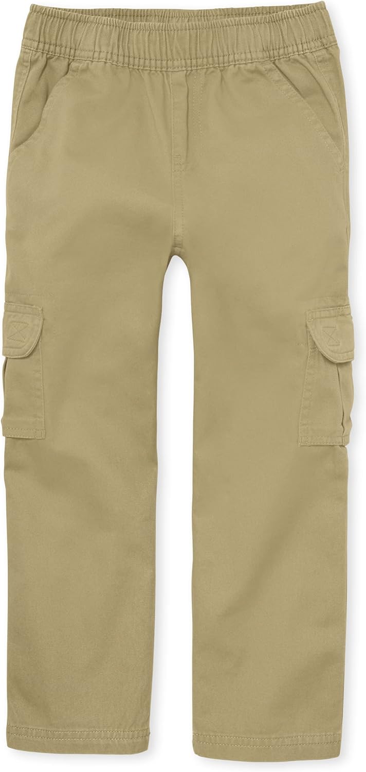 The Childrens Place Boys Pull on Cargo Pants Stylish and Comfortable for Everyday Wear