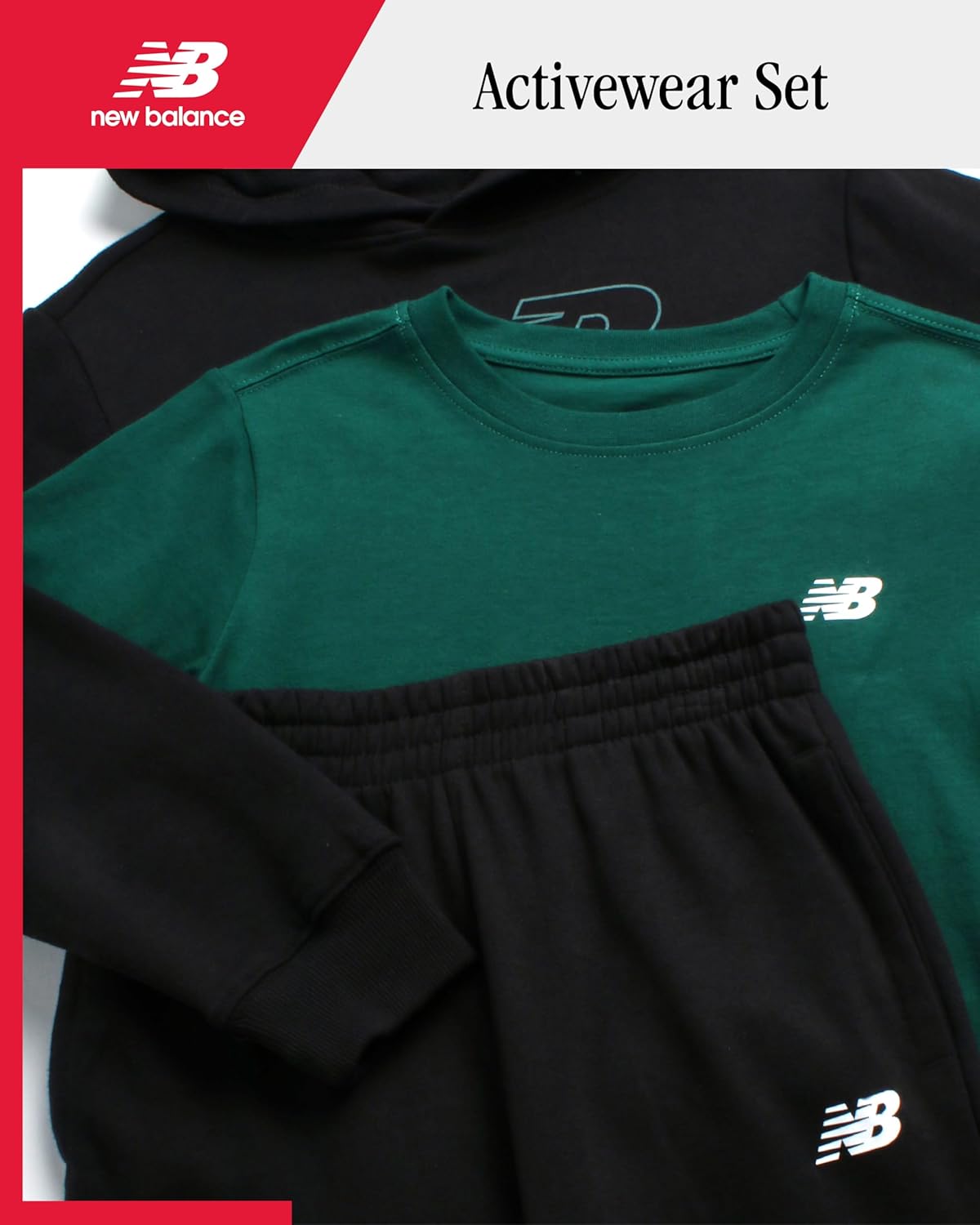 New Balance Boys joggers set - adventure style and comfort for active kids