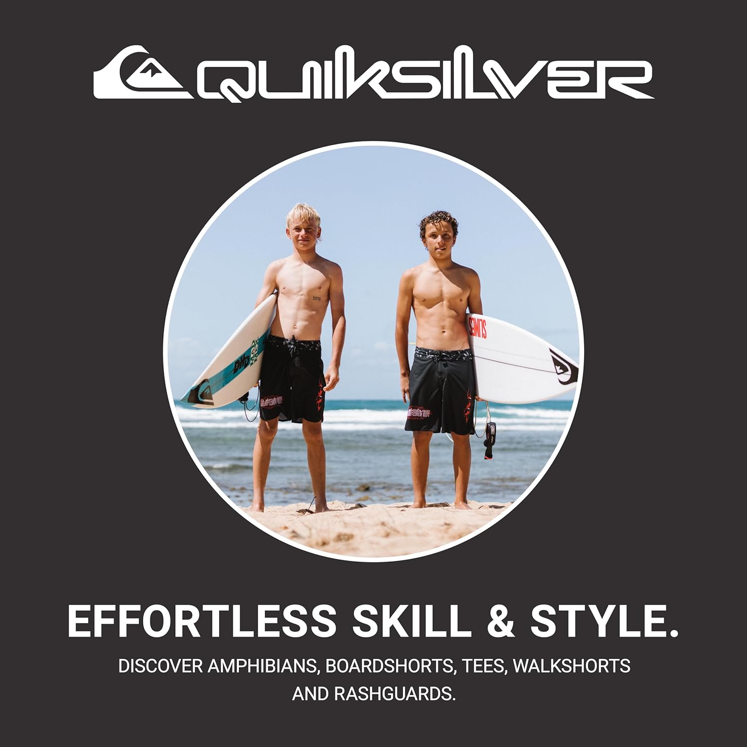 Boys Quiksilver Boardshorts UPF 50