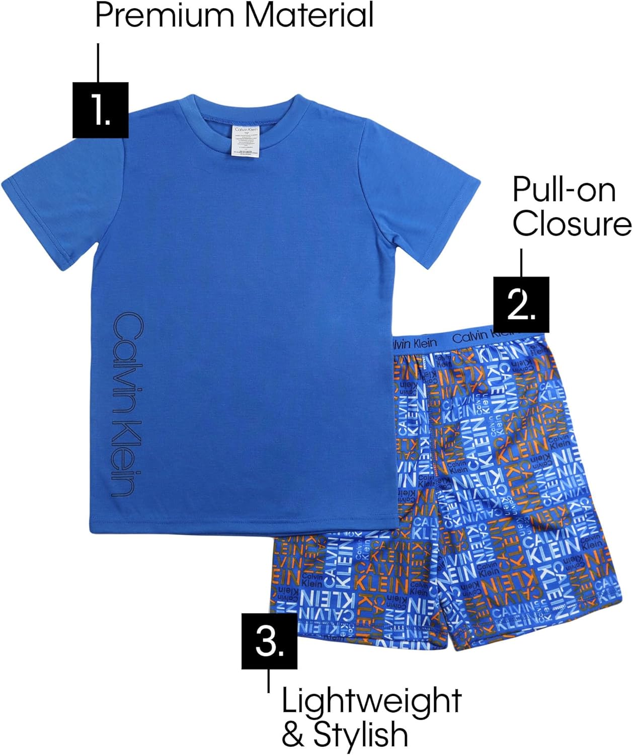 Comfortable Stylish Calvin Klein Boys Pajama Set
