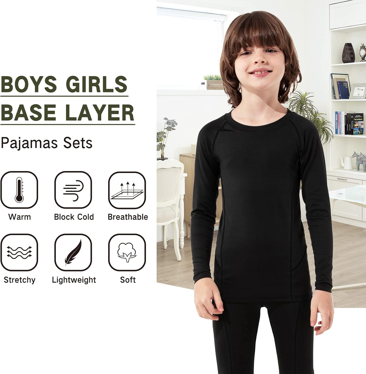Fast-Dry Comfortable Compression Set for Kids