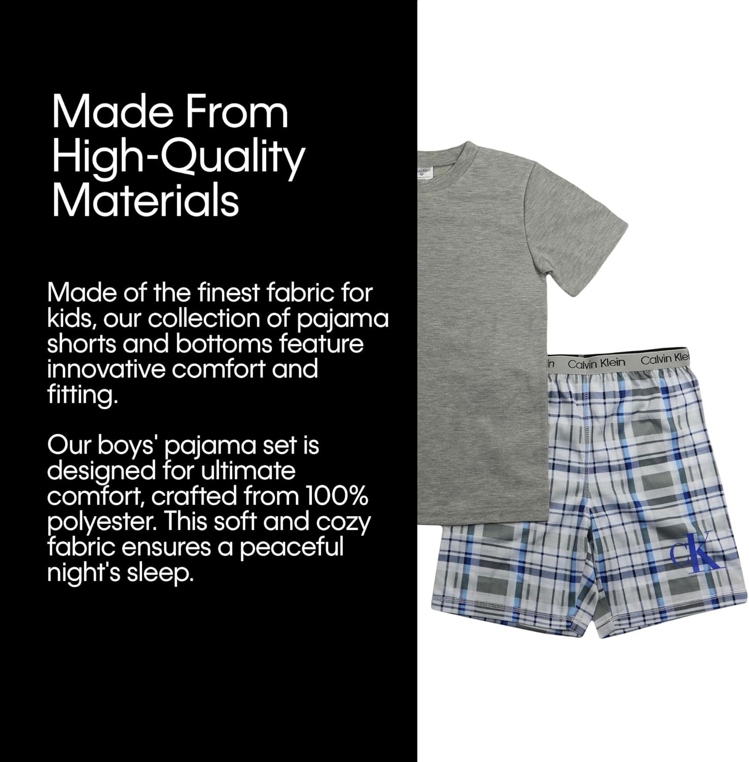 Comfortable Stylish Calvin Klein Boys Pajama Set