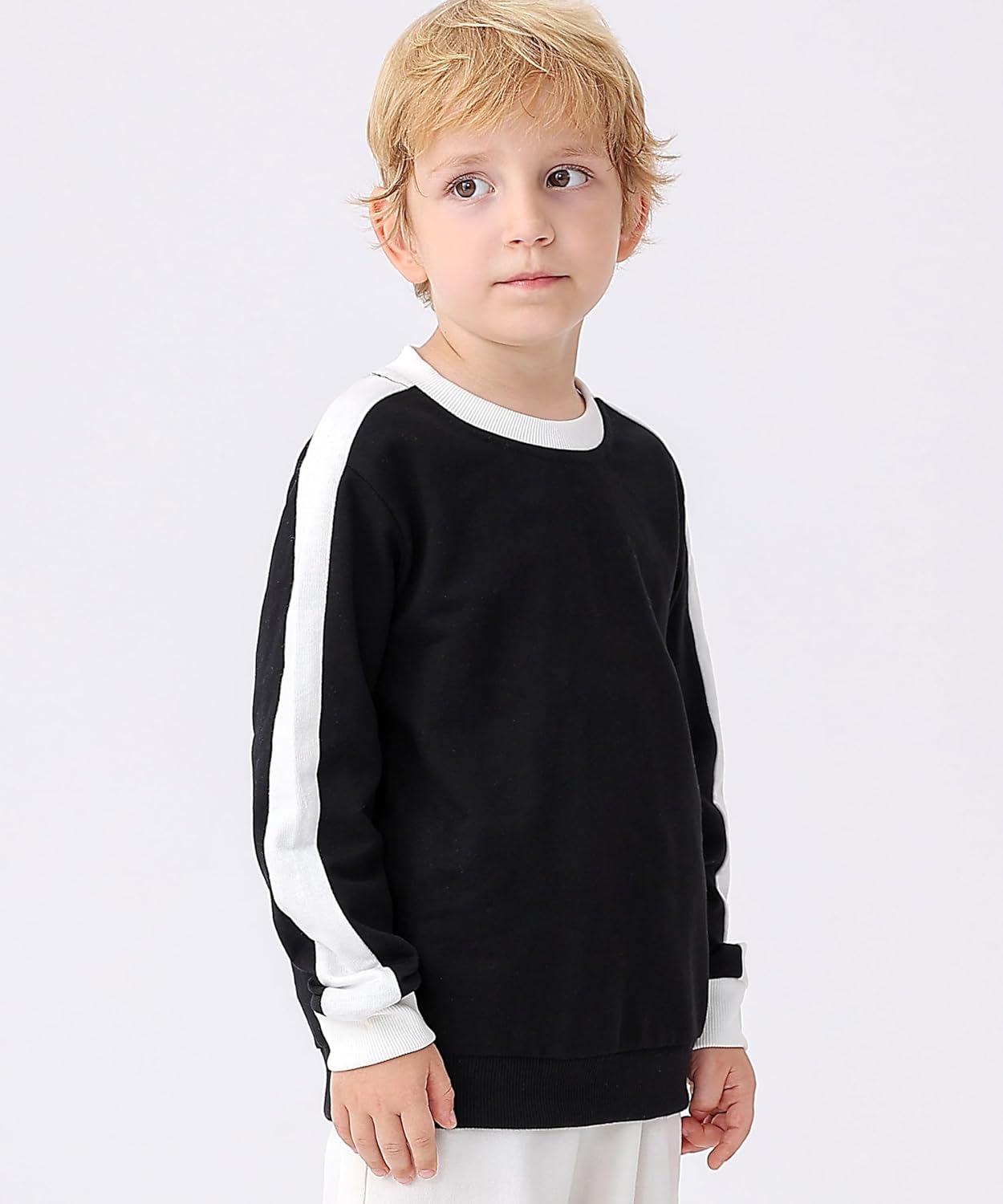 GFQLONG 3 Pack Toddler Boy Sweatshirt