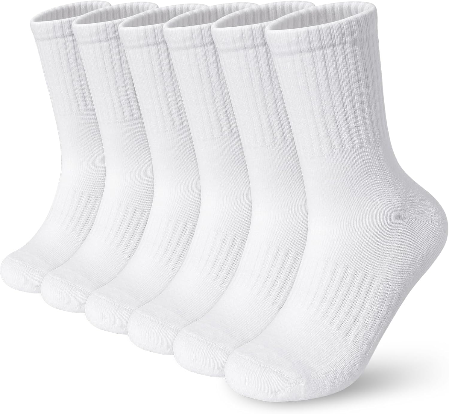 Perfect for Kids Booph Kids Boys Girls Athletic Crew Socks
