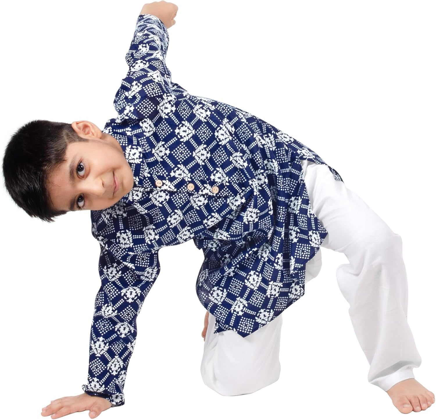 Chandrakala Kids Kurta Set for Boys - Ethnic Wear