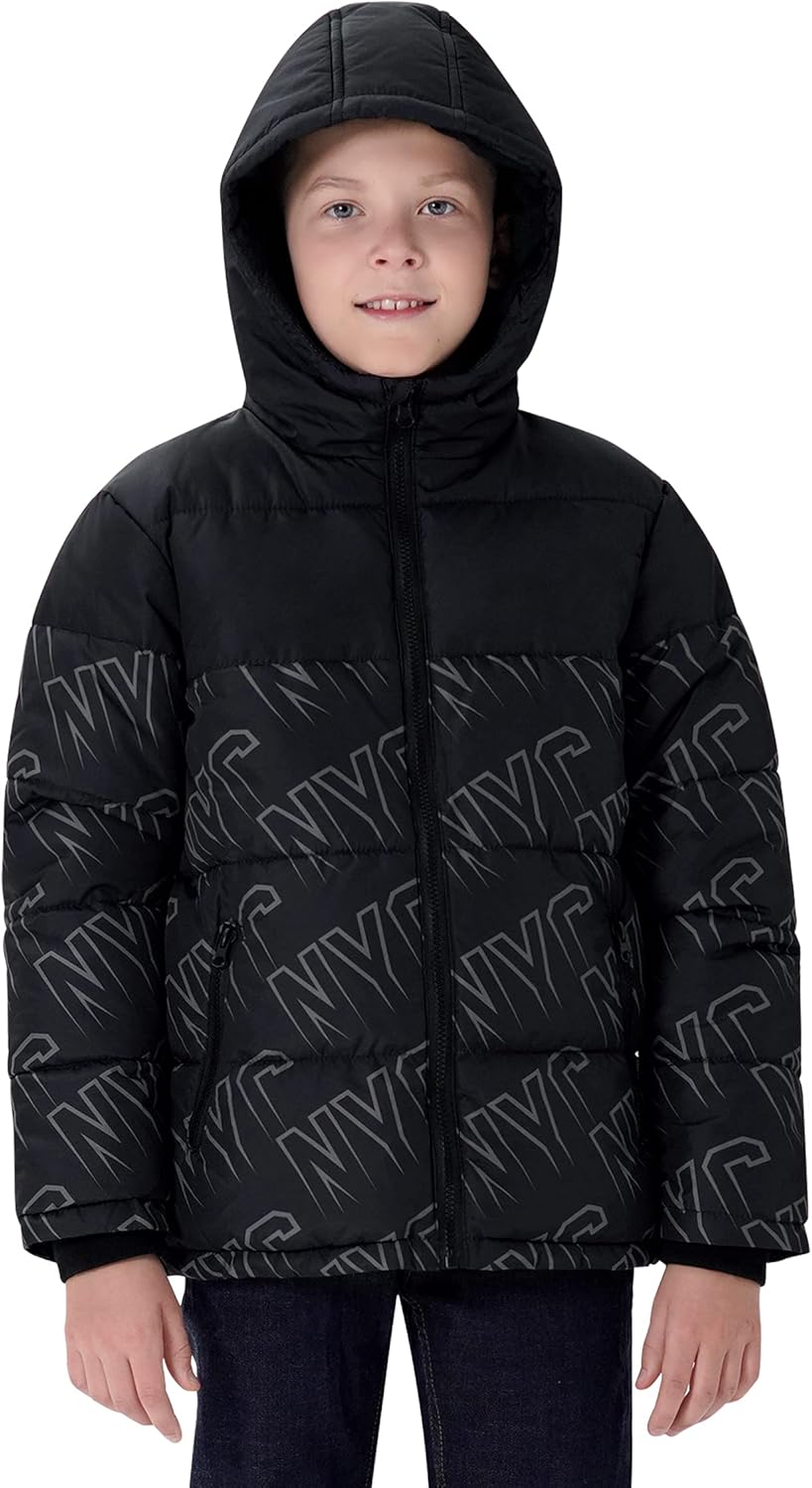 Warm and Cozy Boys Winter Jacket with Hood