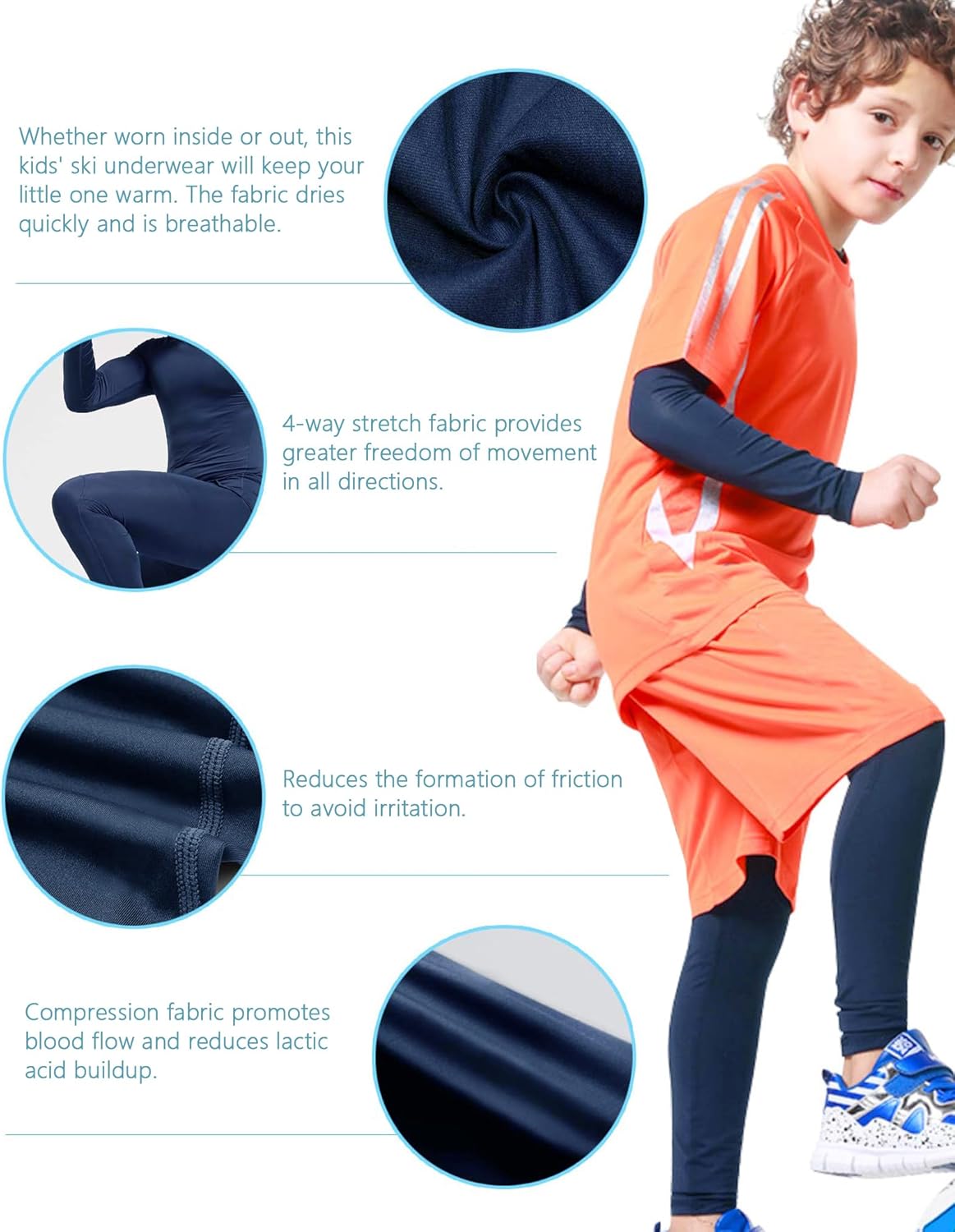 Thermal Set for Skiing Kids