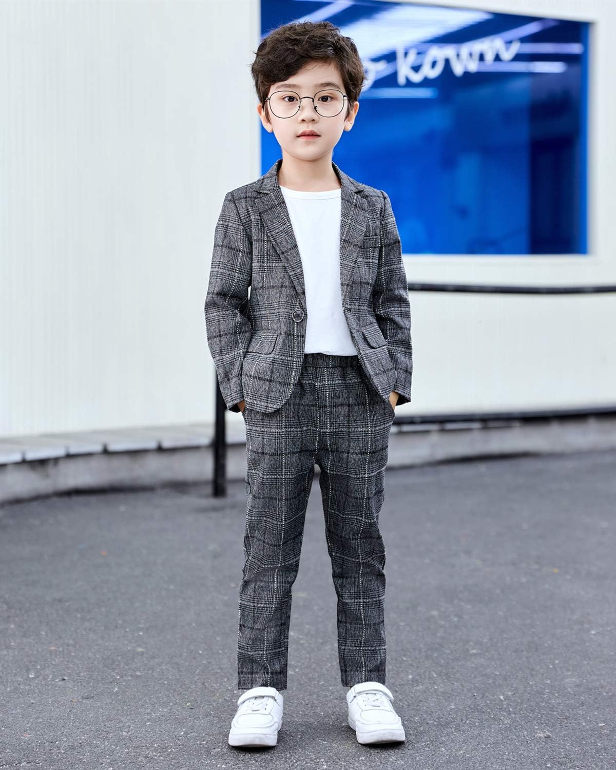 Plaid Boys Sport Coats 2-Piece Set