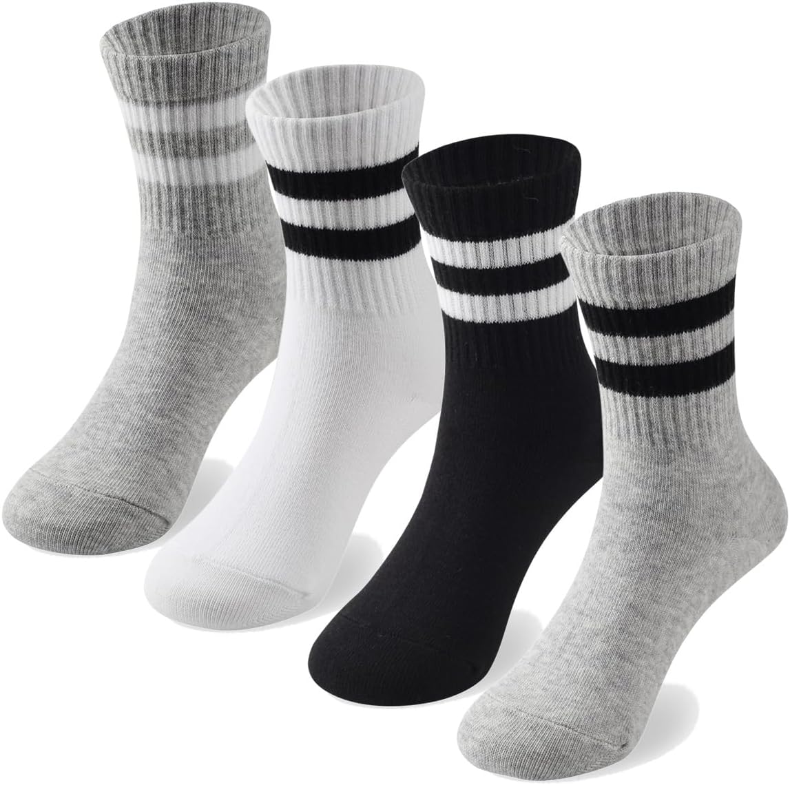 COTTON DAY Soft Cotton Retro Socks for Kids