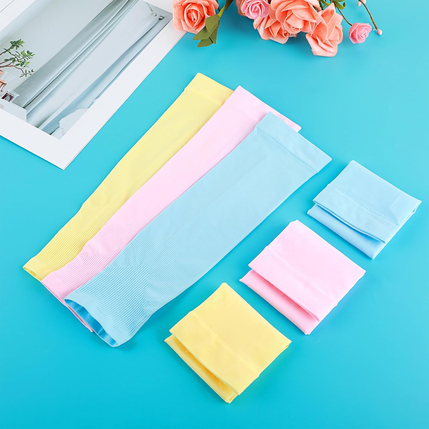 Abeillo 3Pairs Kids Cooling Arm Sleeves
