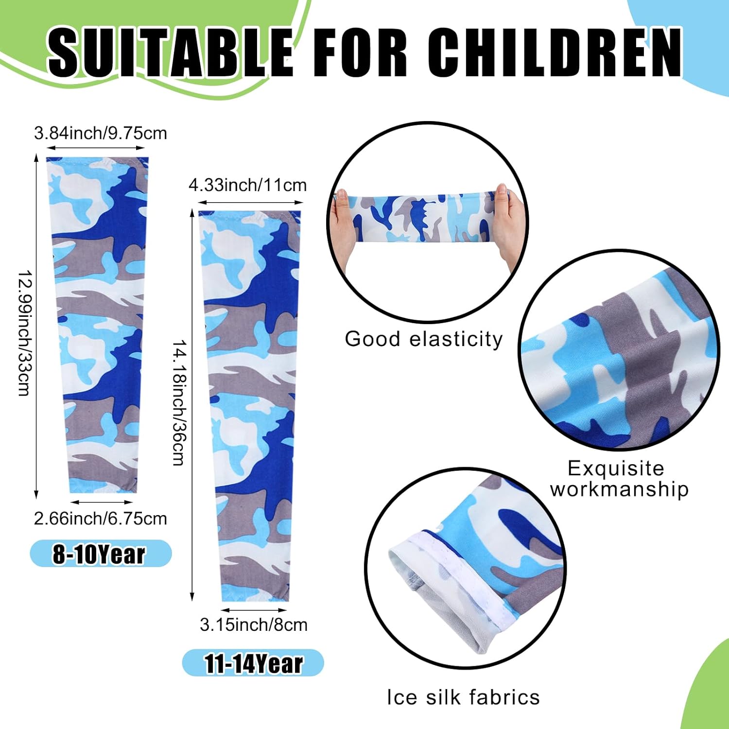 Xuhal 12-Pair Arm Sleeves