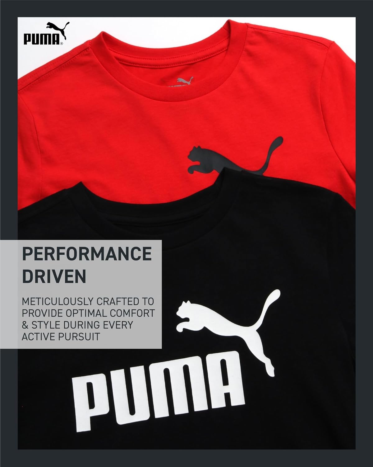 PUMA Boys T-Shirt 2-Pack