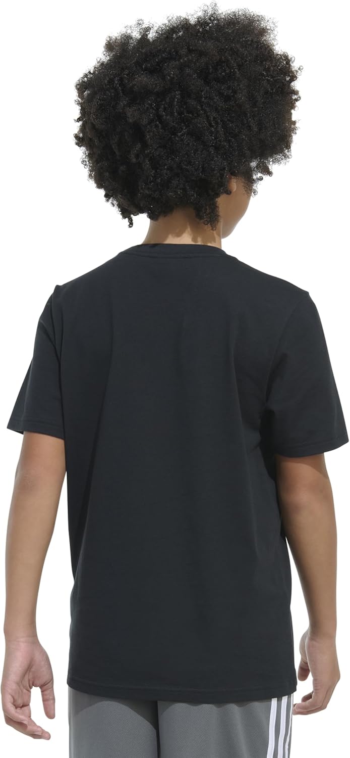Adidas Boys Embroidered Logo Short Sleeve T-Shirt