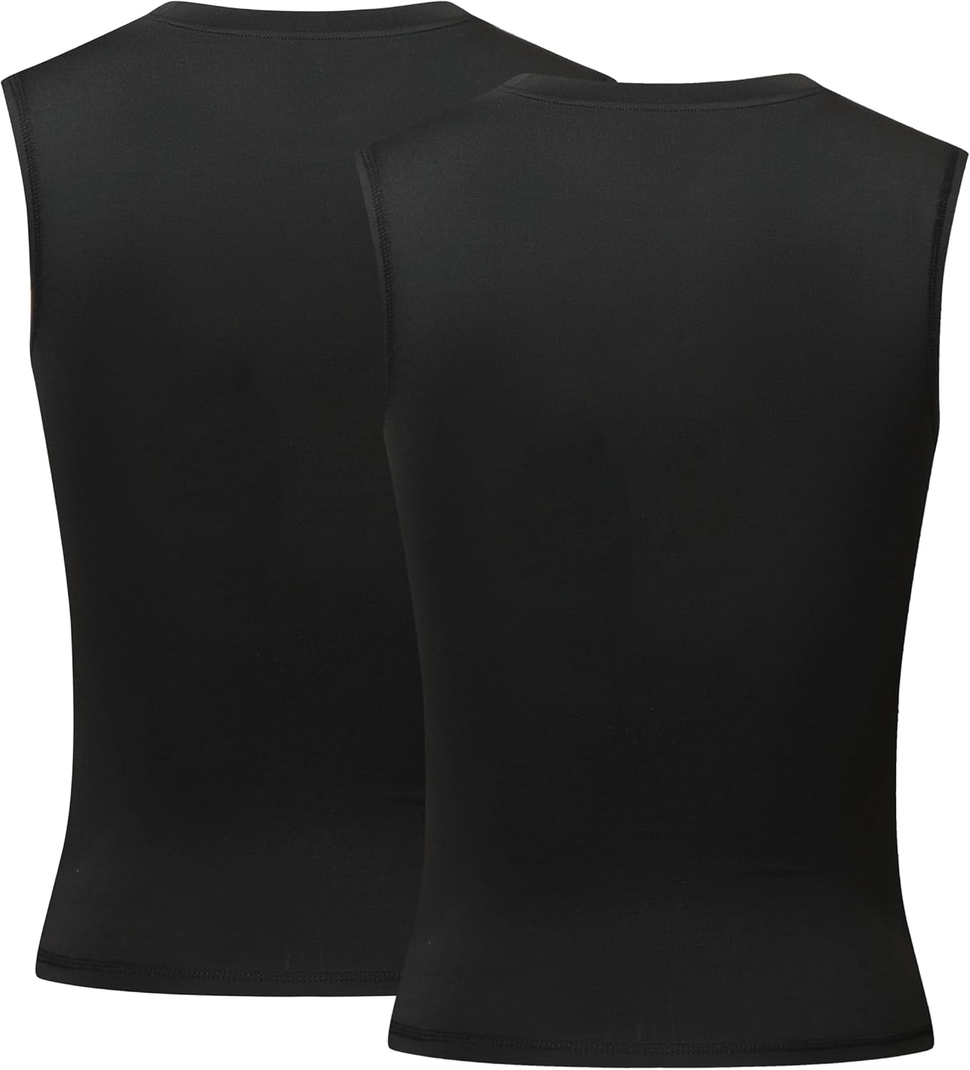 Youth Boys Compression Sleeveless Shirt Base Layer Workout Vest
