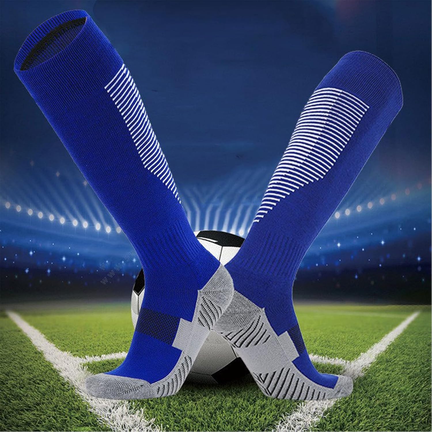 Tery 10-Pair Kids Soccer Knee High Socks