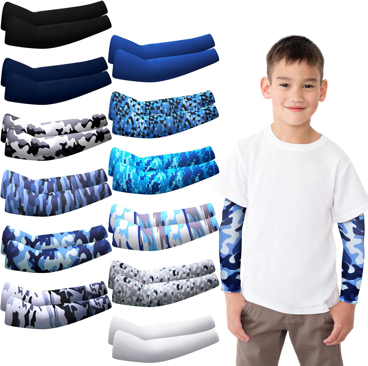 Xuhal 12-Pair Arm Sleeves