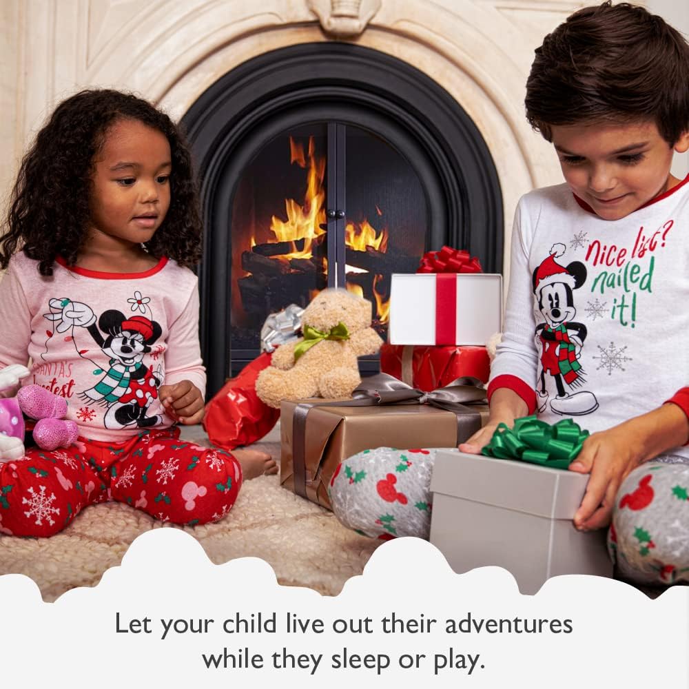 Disney 6-Piece Snug-fit Cotton Pajama Set for Kids
