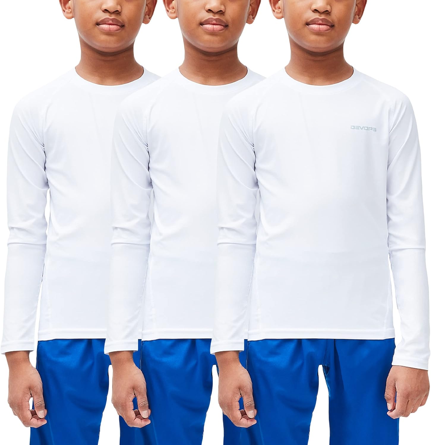 Compression Fit Performance Shirts for Boys