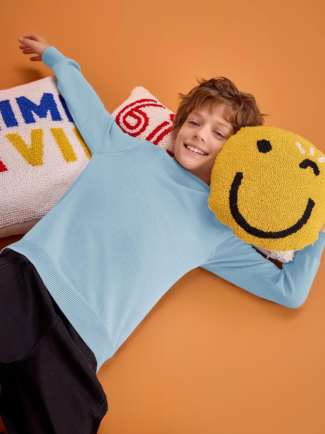 Haloumoning Boys Turtleneck Sweater