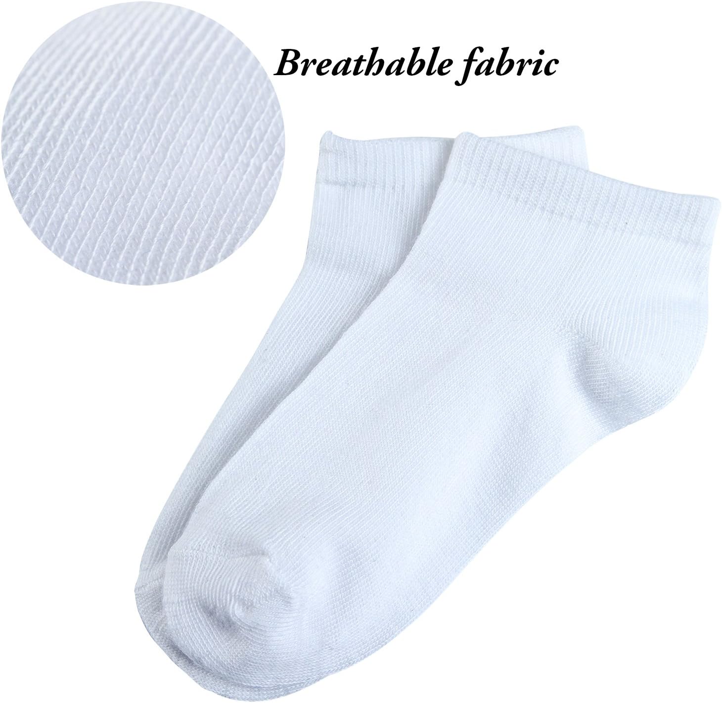 Cooraby 15-Pair Kids Low-Cut Ankle Socks