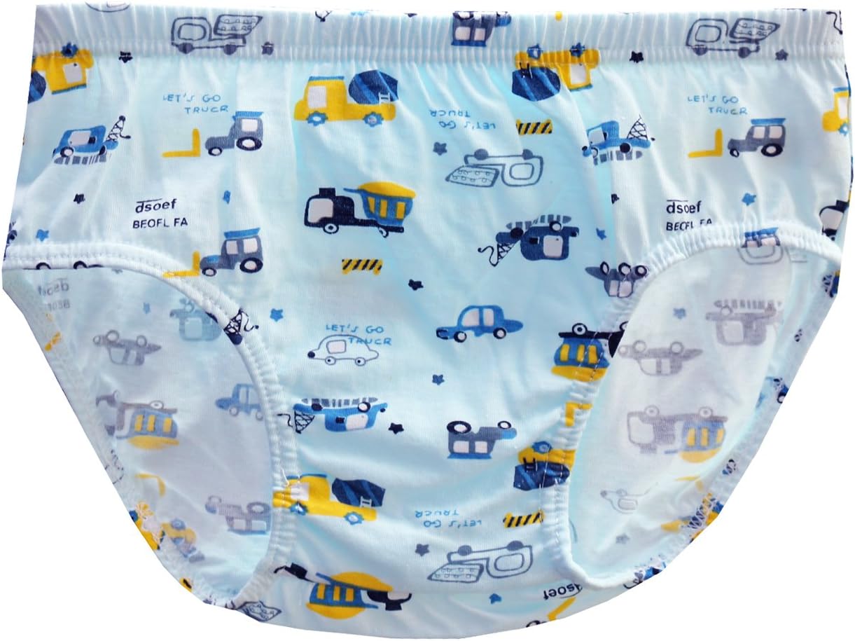 CH Chung Boys Cotton Briefs 2-9Y Car Dinosaur Briefs