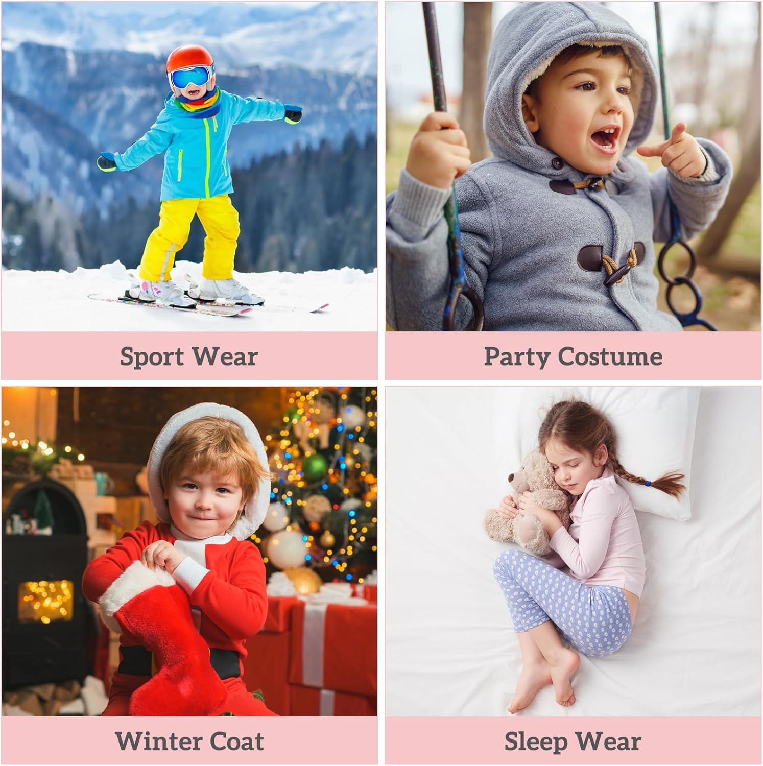 Thermal Underwear Set for Boys Winter Wearing 12M-12Y Warm Comfortable