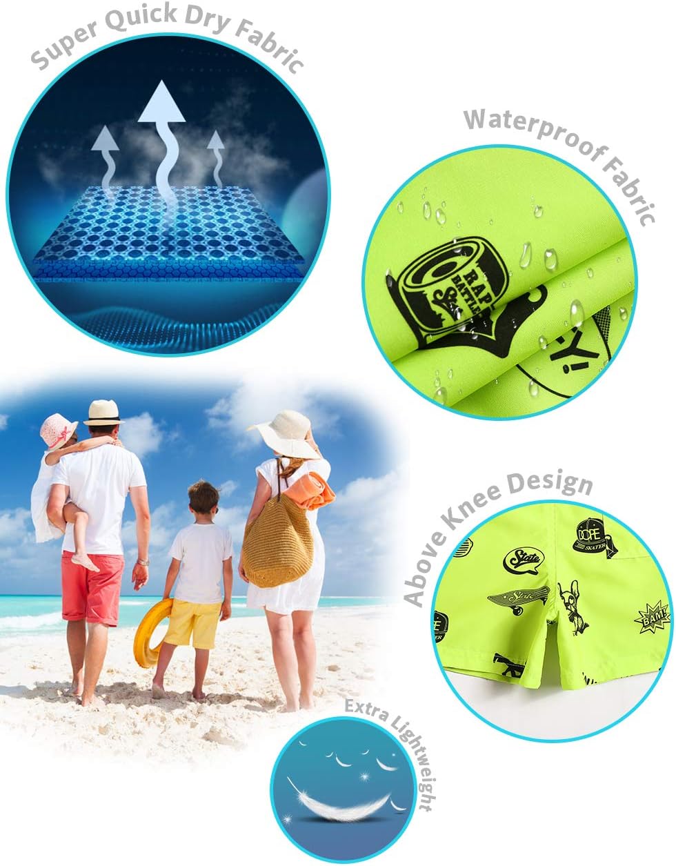 MaaMgic Boys Swim Trunks toddler