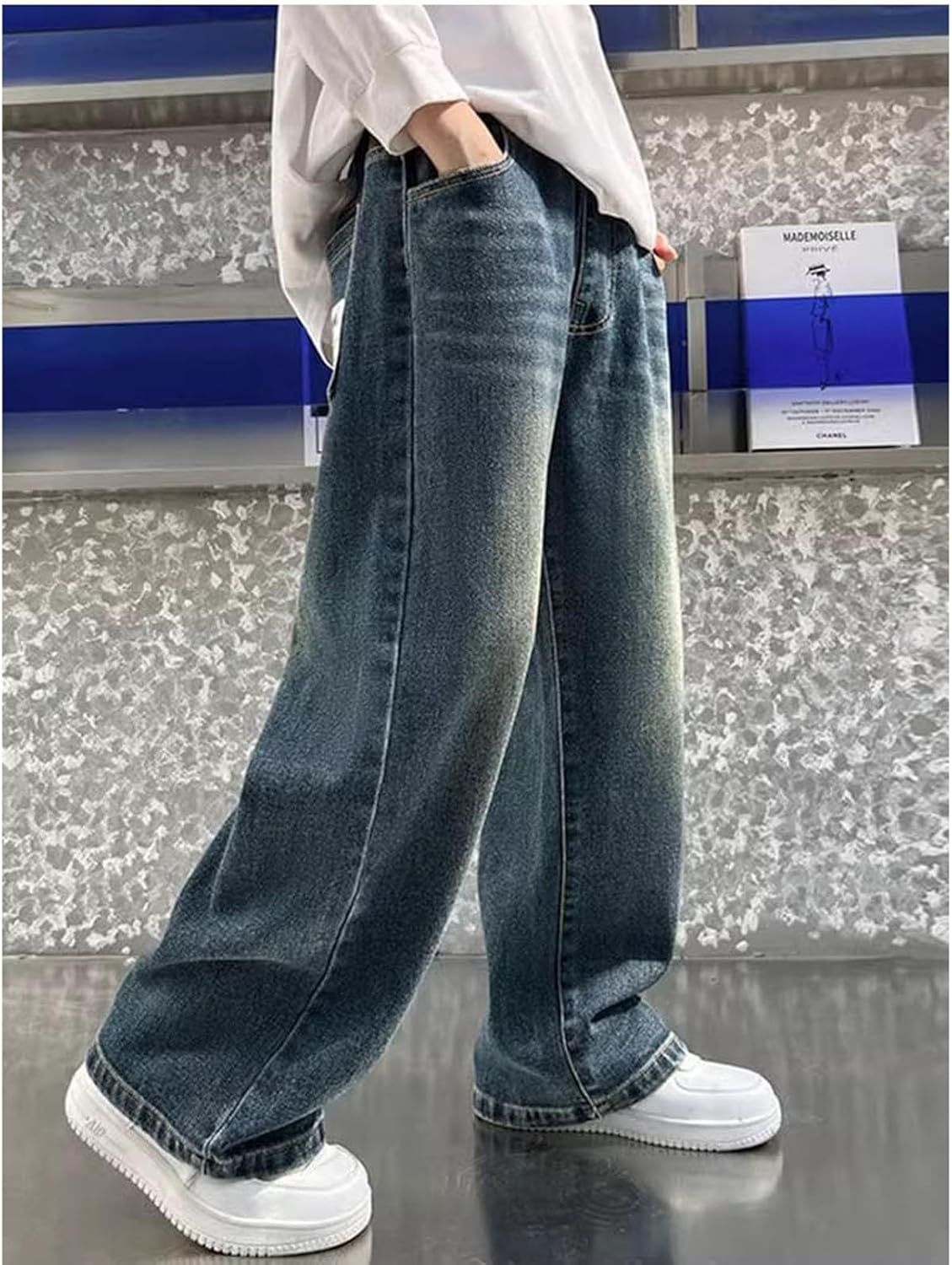 Perfect for Boys 5-15 Years Comfortable Stylish Denim Pants Easy-Wear Cargo Jeans