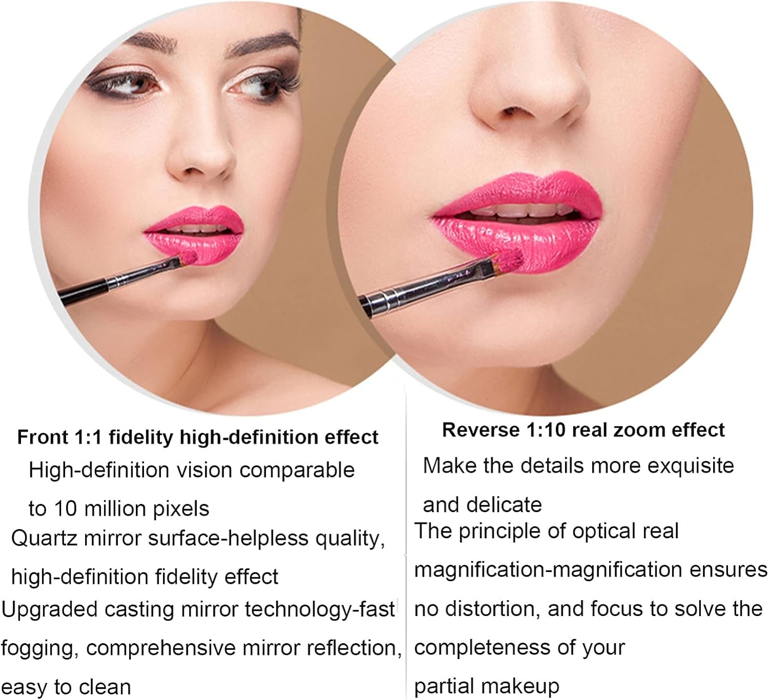 Ultimate Double-Sided Wall-Mounted Magnifying Mirror for Makeup Shaving and More