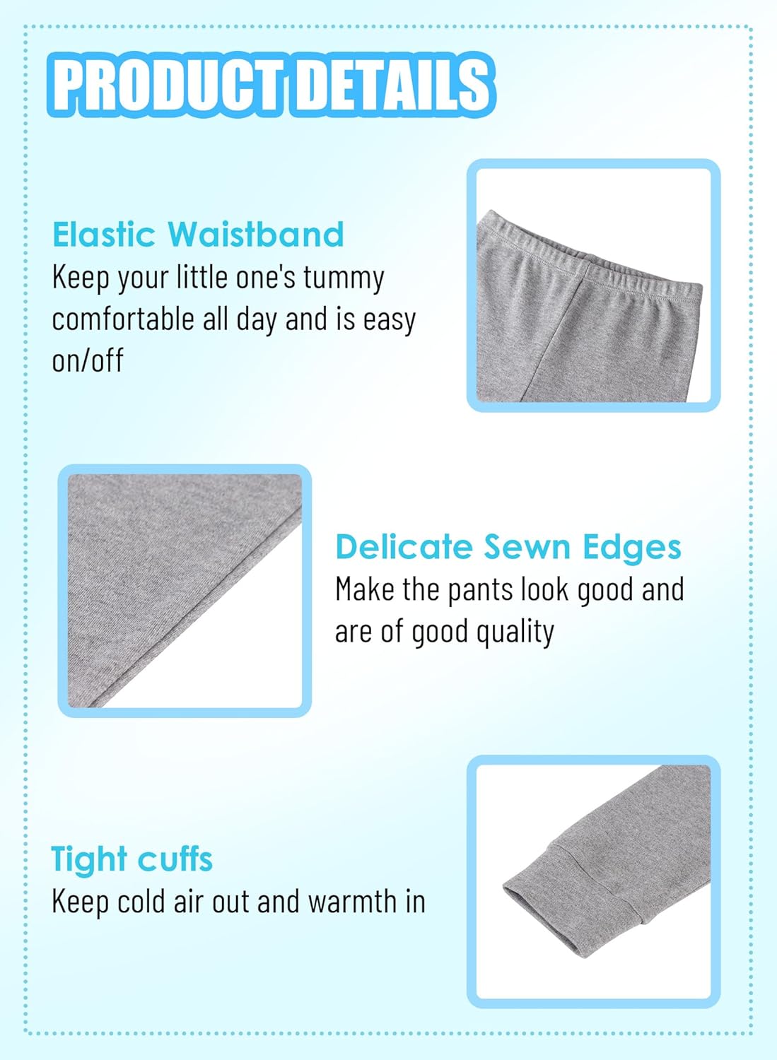Perfect for Boys 4-Pack of Cotton Pants