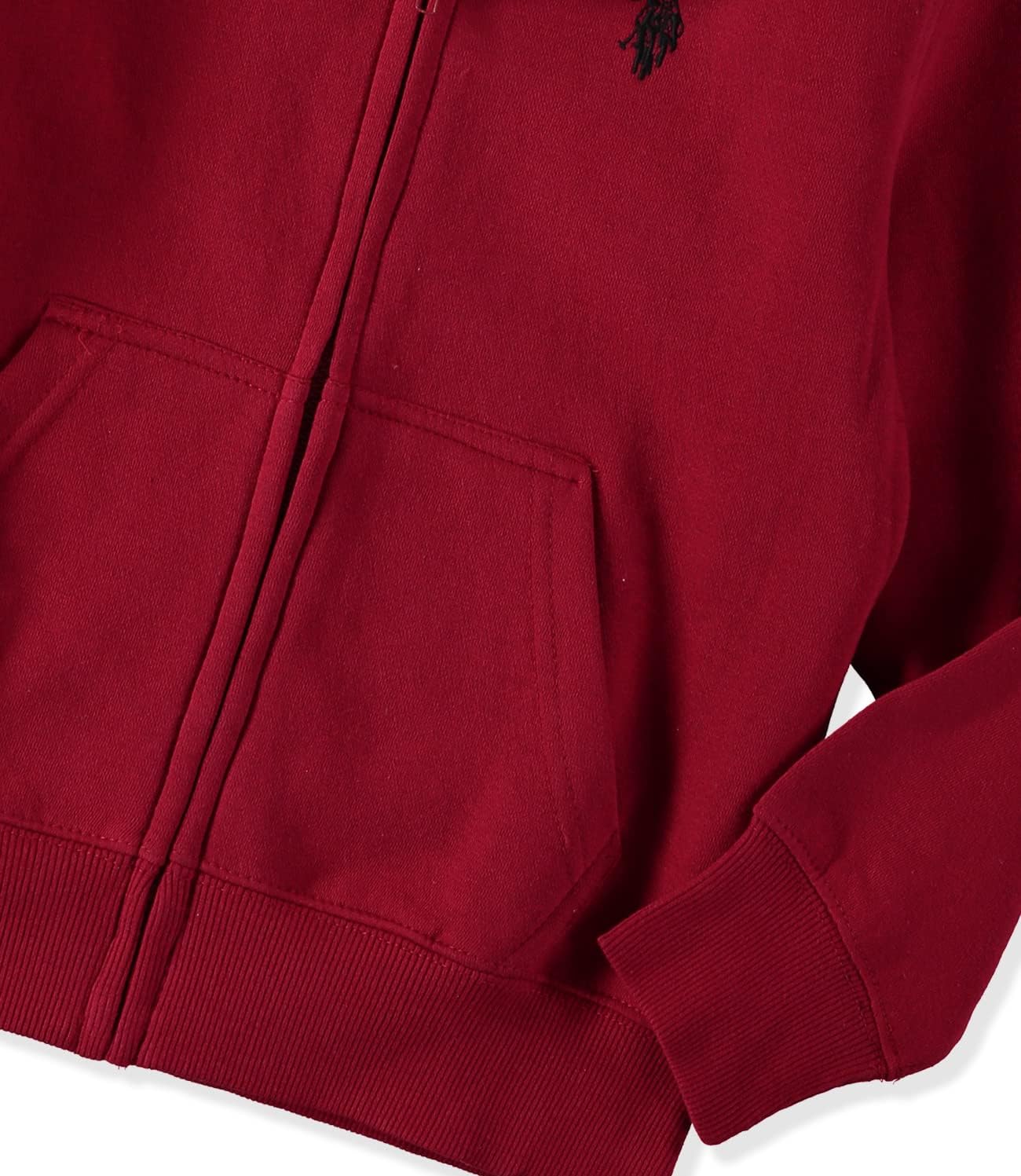 US Polo Assn Boys Zip Front Hoodie