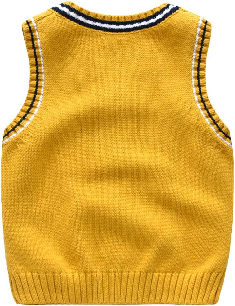 Achiyi Boys Sweater Vest for Toddler and Kids