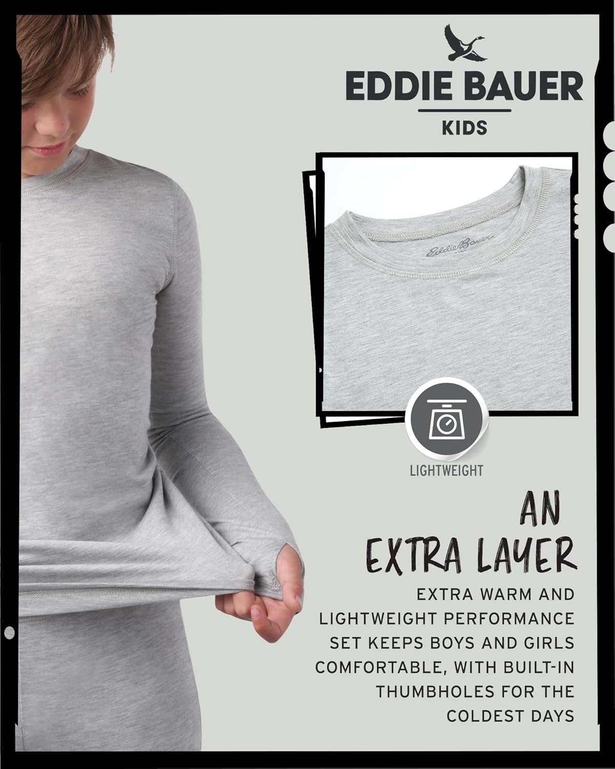 Eddie Bauer Kids Thermal Set - Perfect for Wintertime