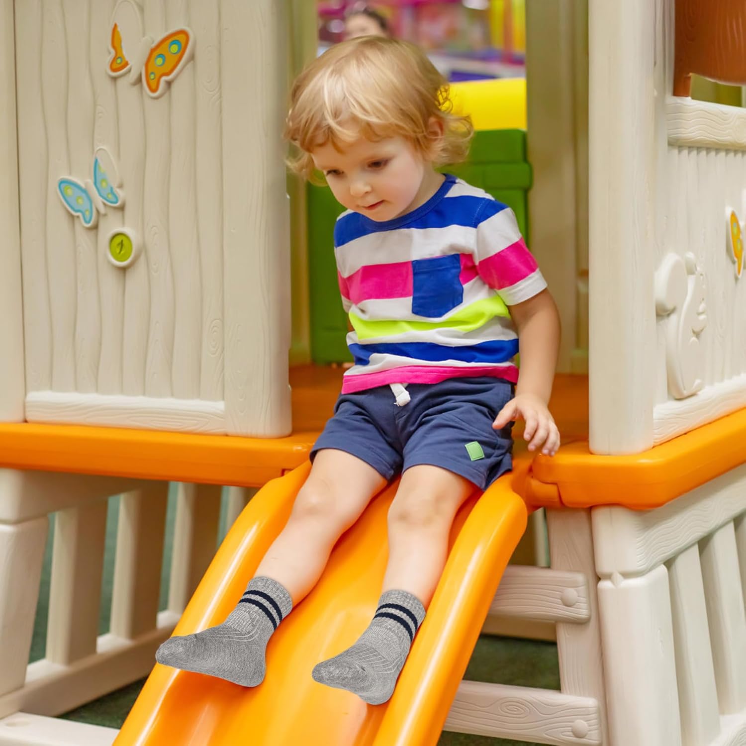 Perfect for Kids Soft Comfortable and Durable Cotton Crew Socks