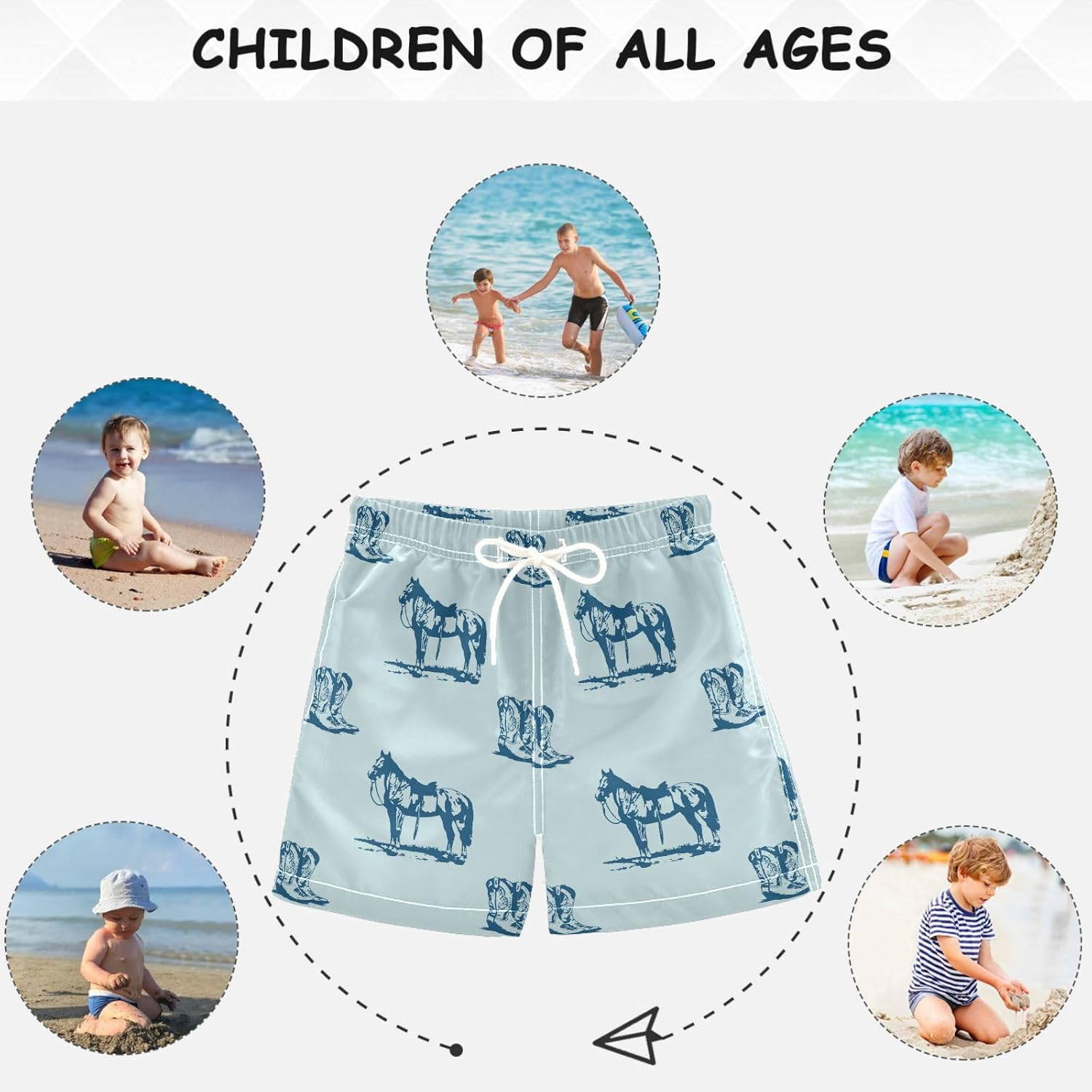 Fun Boys Swim Trunks