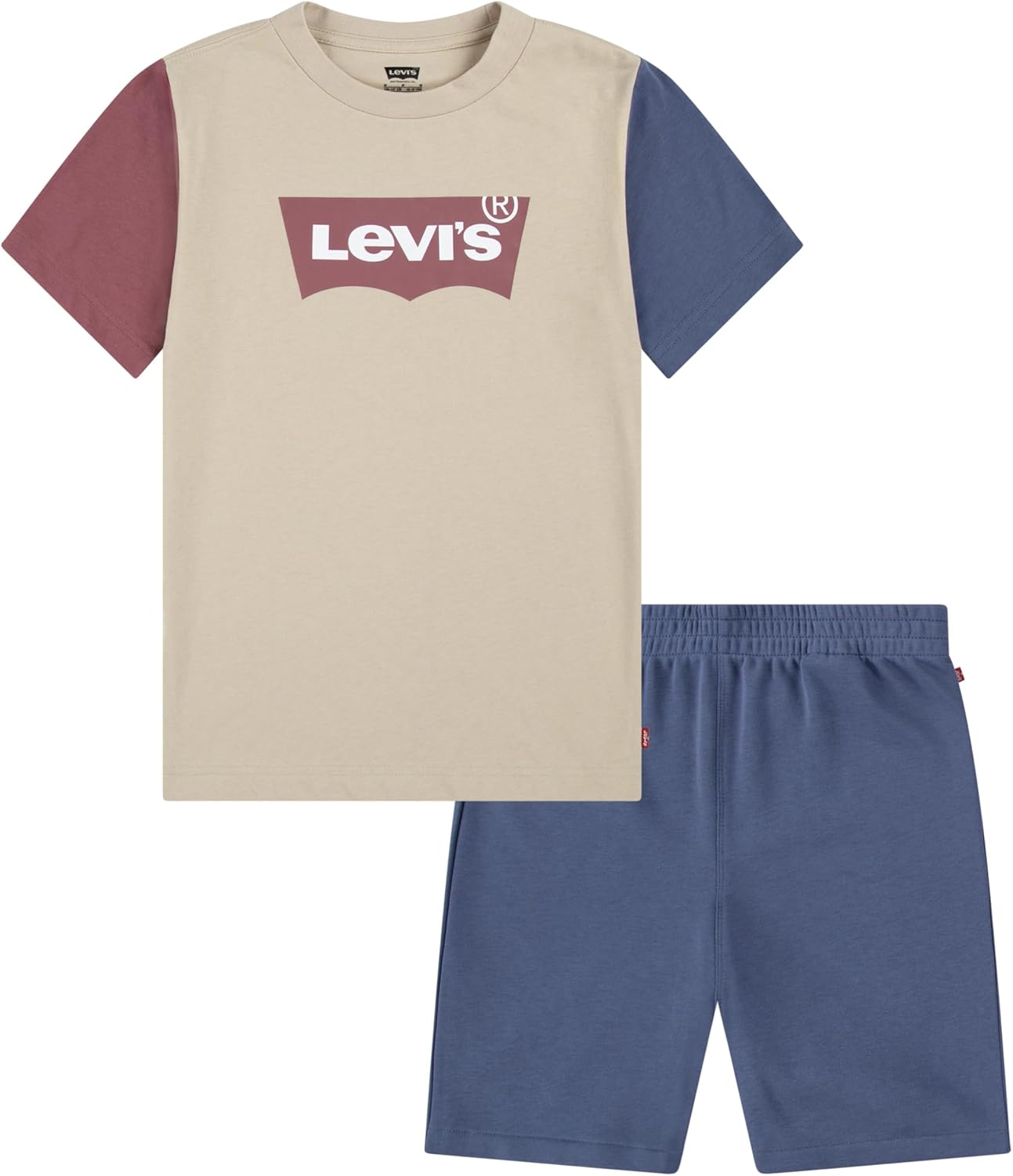 Levis Boys T-Shirt Shorts Set