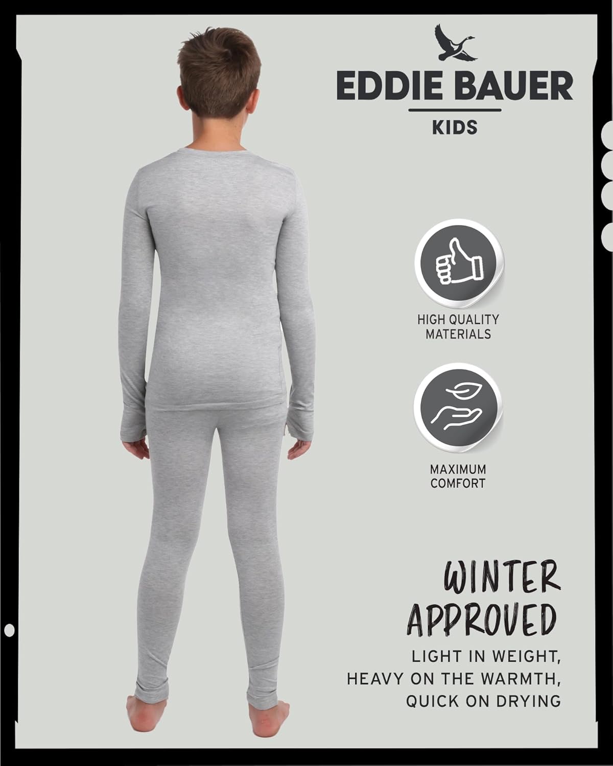 Eddie Bauer Kids Thermal Set - Perfect for Wintertime
