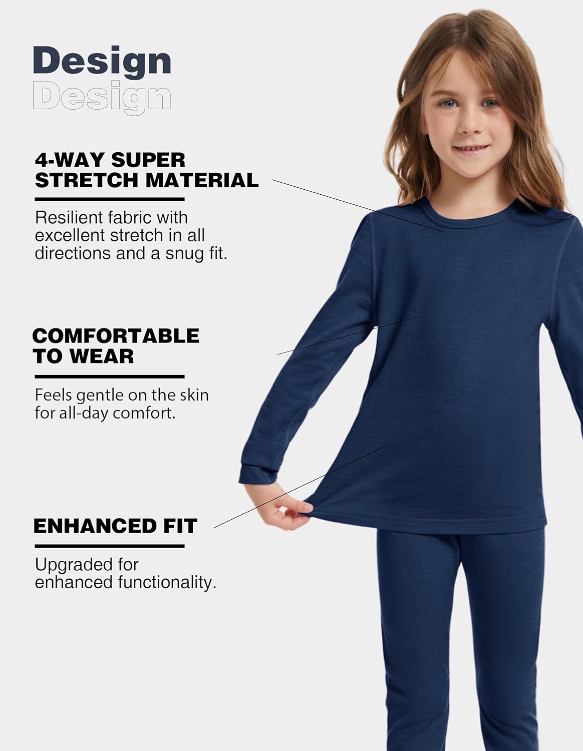 HyperSnug Thermal Merino Top for Kids