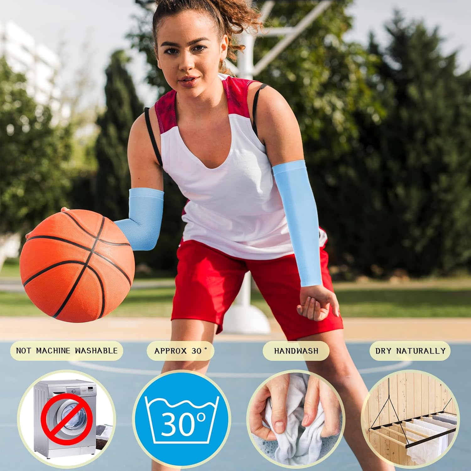 Abeillo Kids Arm Sleeves - UV Protection Composition