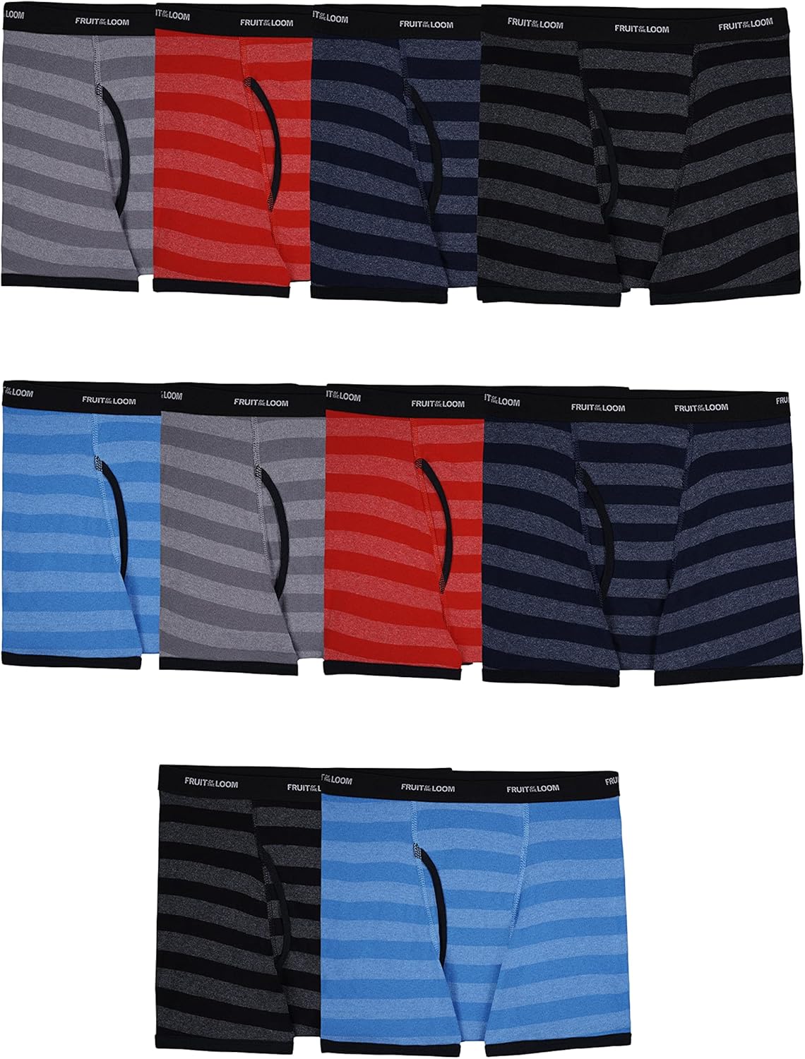 Fruit of the Loom Boys Toddler Boxer Briefs Tag Free