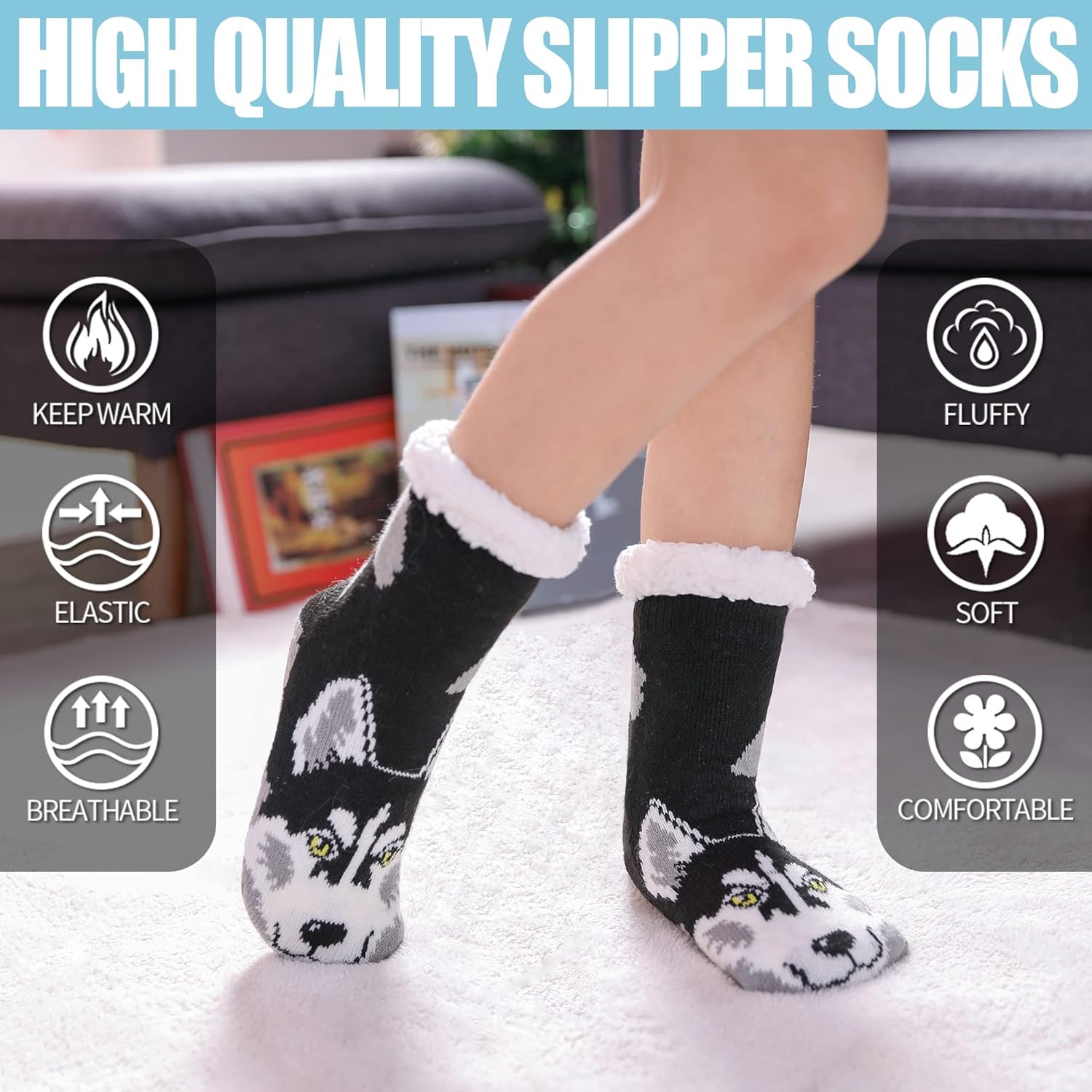 Warm Fuzzy Socks for Kids
