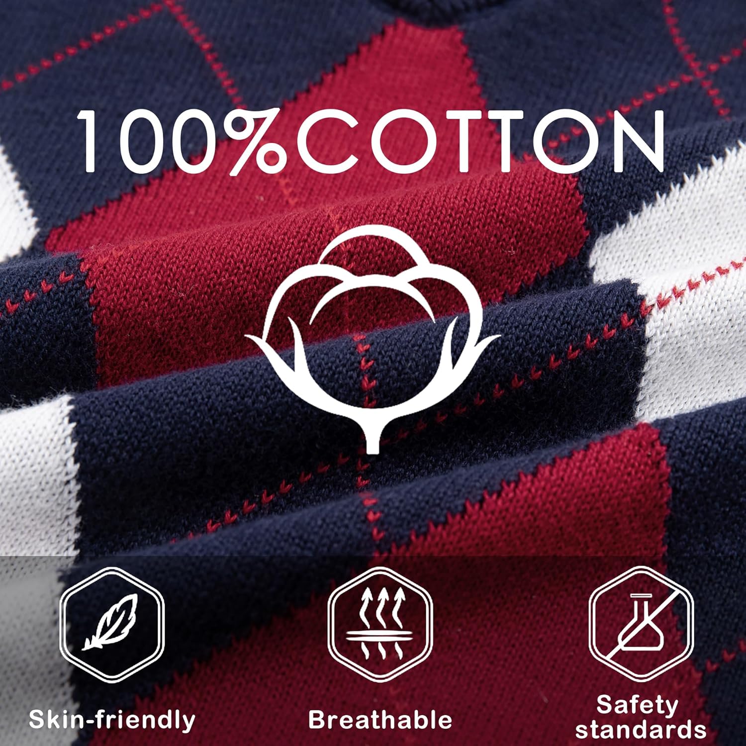BOBYOYOS Boys 100 Cotton Sweater