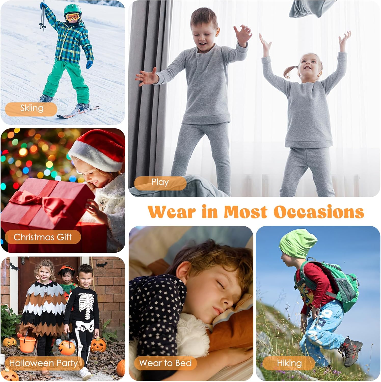 Zando Thermal Underwear Set Toddler
