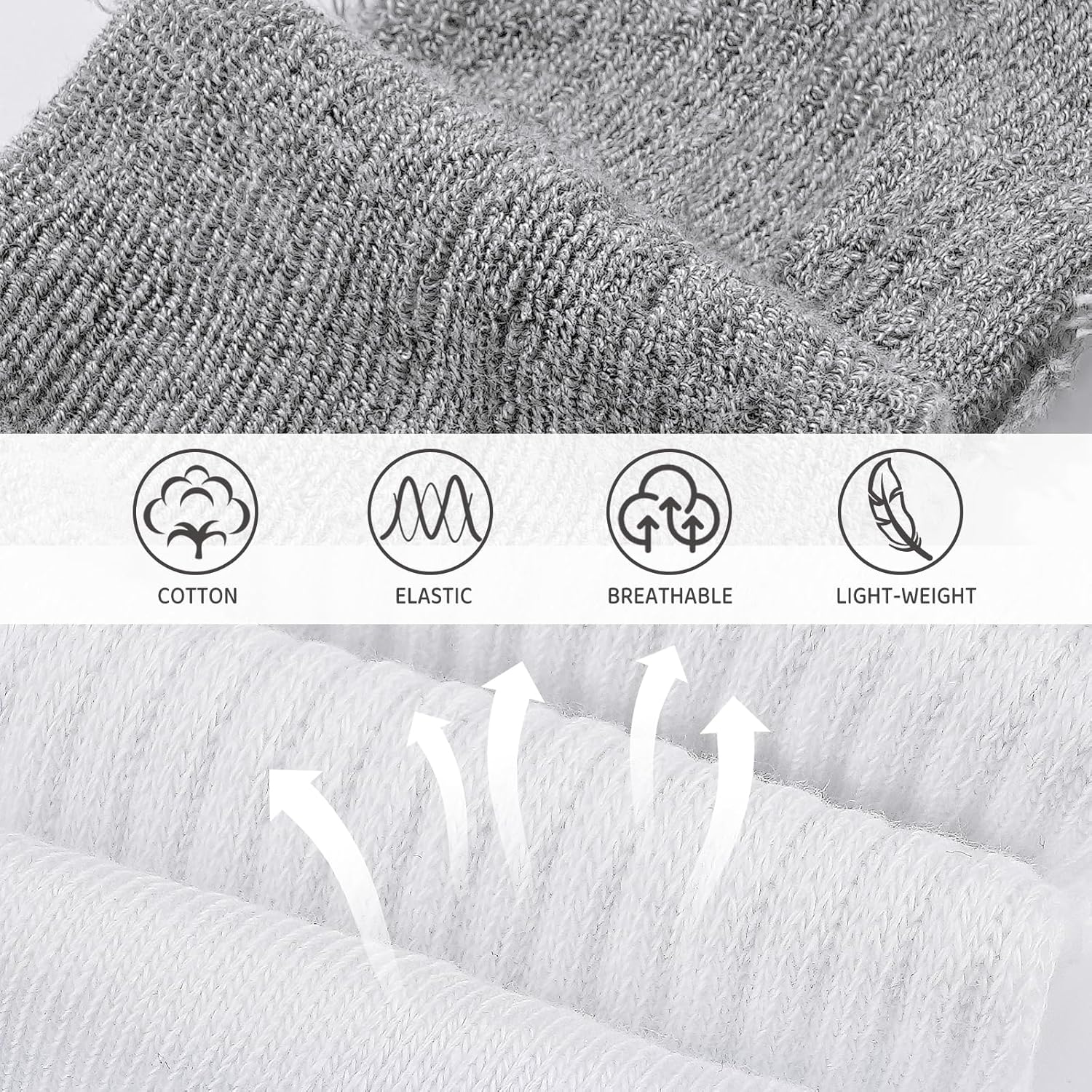 Perfect for Kids Booph Kids Boys Girls Athletic Crew Socks