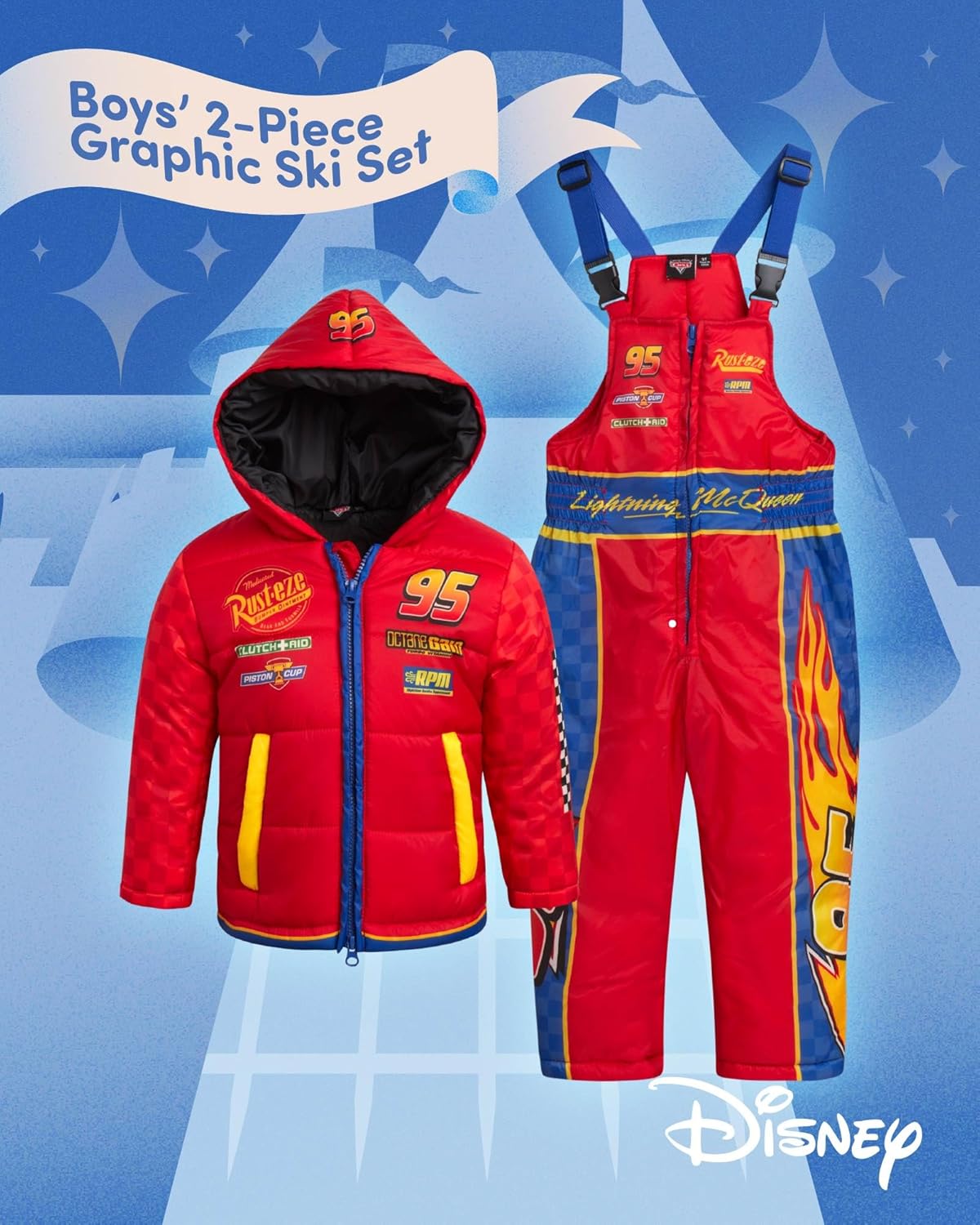 Disney Toddler Ski Set by Mickey Buzz - 2-in-1_weatherPROTECT snow jacket bib 2T-7