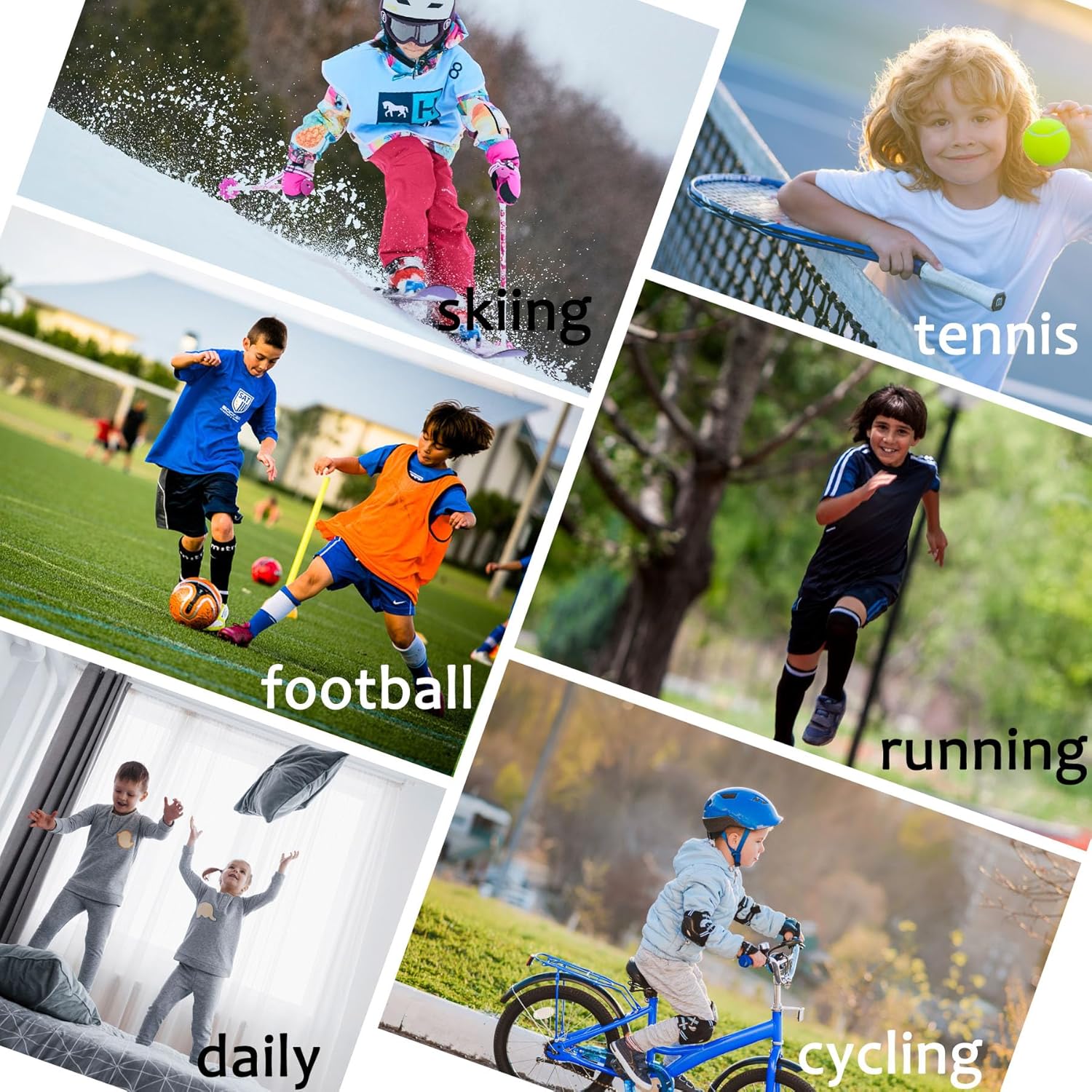 Zando Kids Thermal Underwear Set for Boys Long Childhood Bundle for Sports More