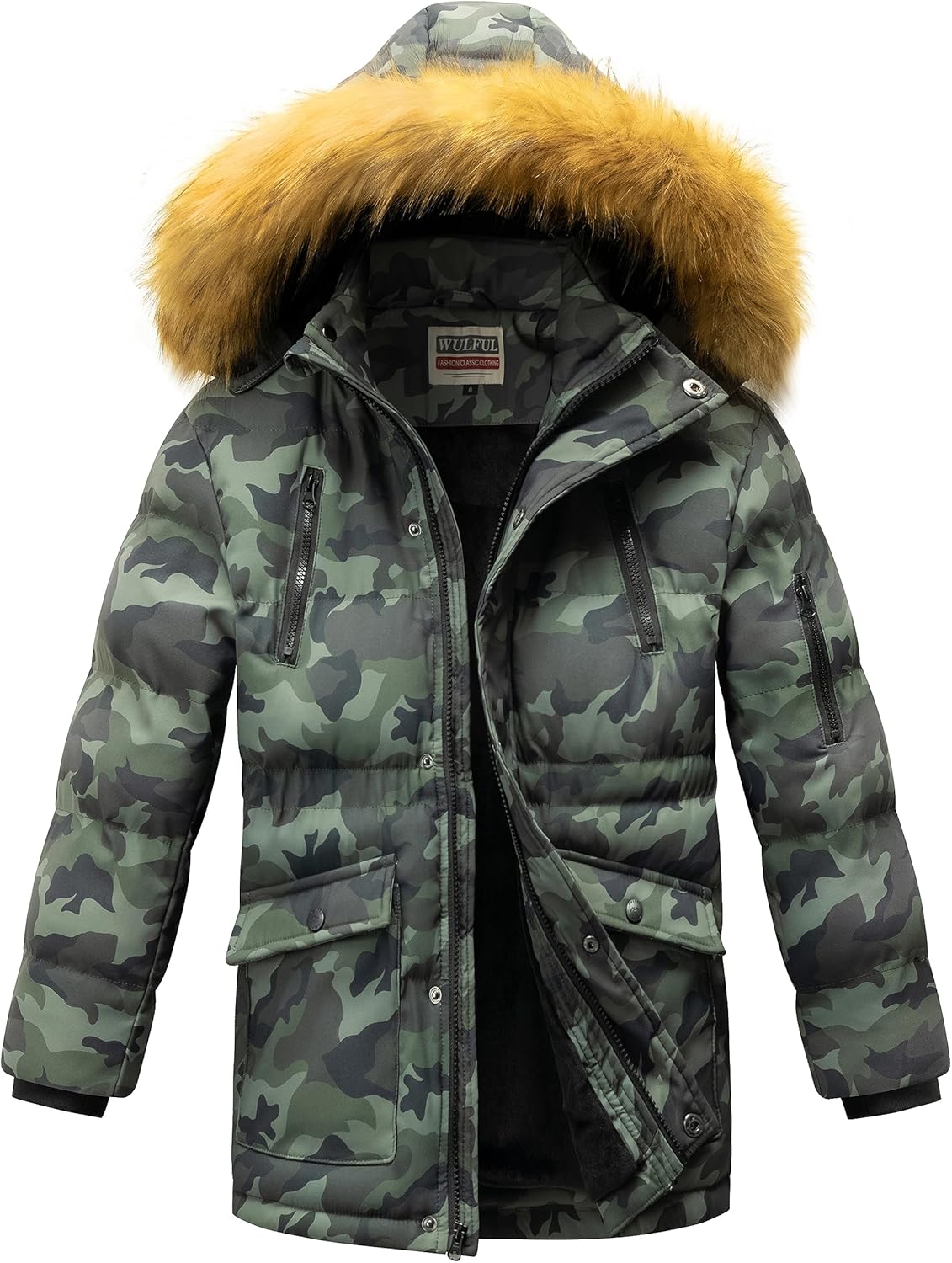 WULFUL Boys Warm Puffer Coat