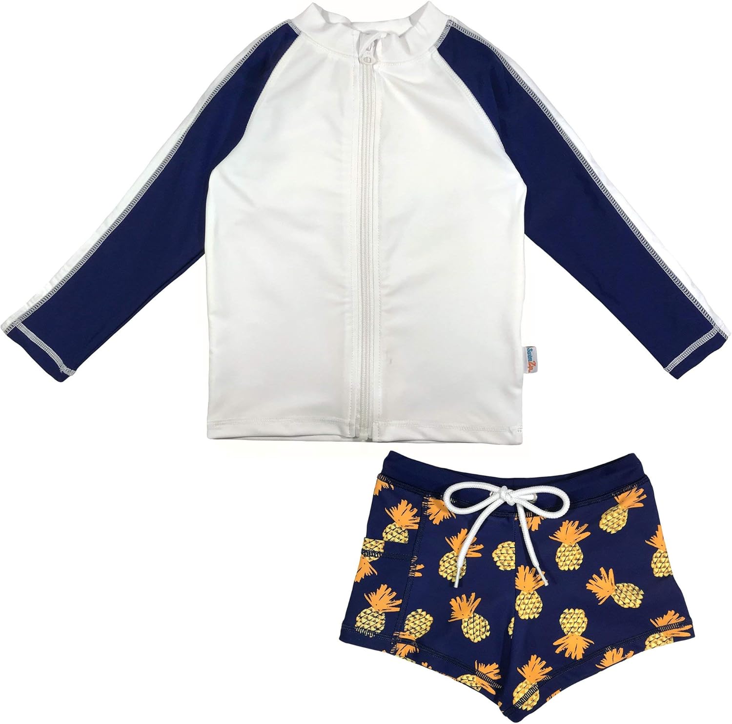 Explore SwimZip Kids Rash Guard Shorts Set UPF 50 Sun Protection