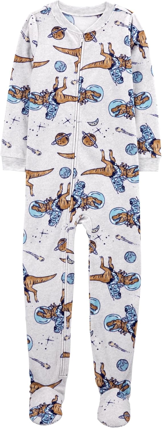 Carters Big Boys Microfleece Sleeper Pajamas - Ankle Length