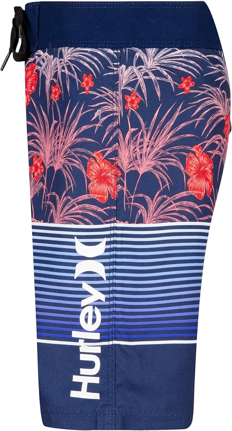 Hurley Boys Americana Floral Board Shorts for Little Kids